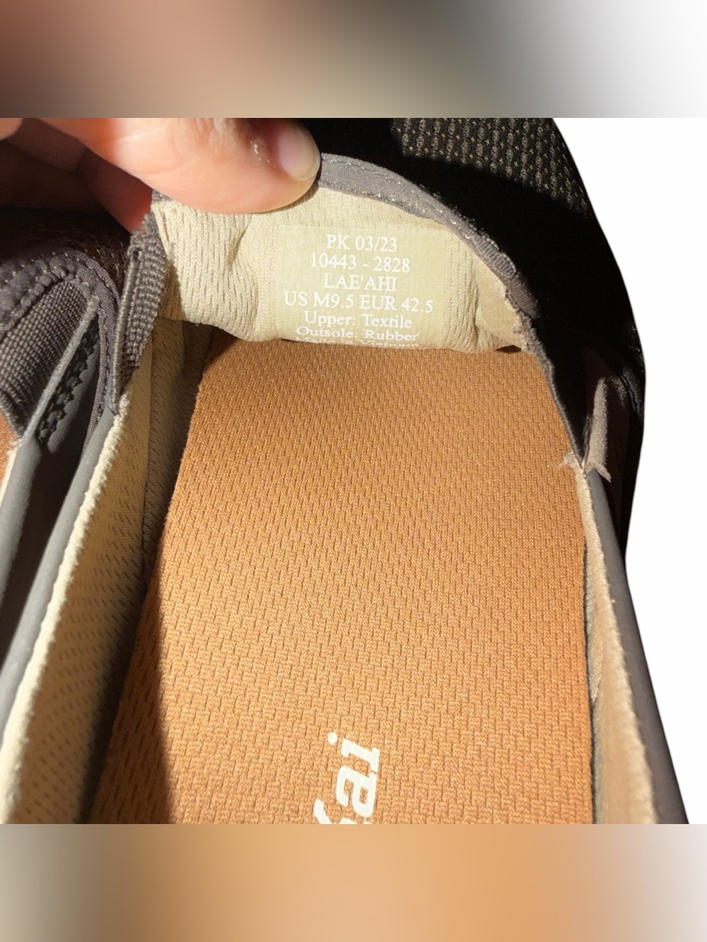 OluKai Lae‘ahi Mesh Slip-On Sneakers Men’s 9.5 Olive Comfort Travel Shoes - Picture 9 of 10